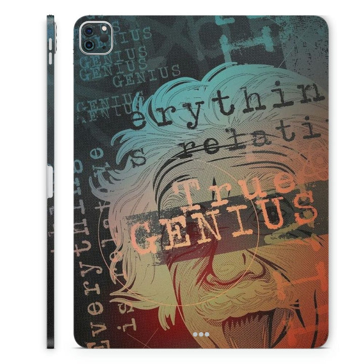 Tablet Skin Wrap - Genius Einstein Design