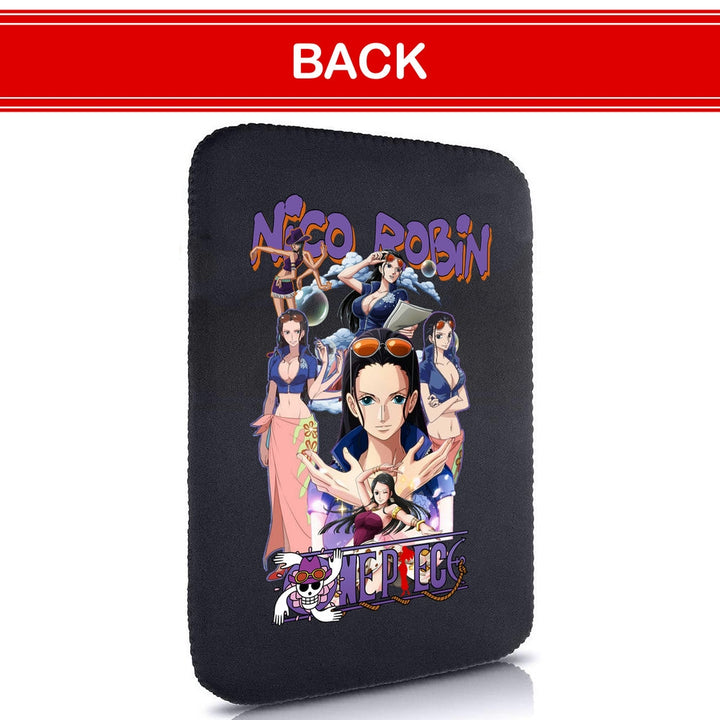 Printed Neoprene Reversible Laptop & Tablet Sleeve - One Piece Nico Robin DS2