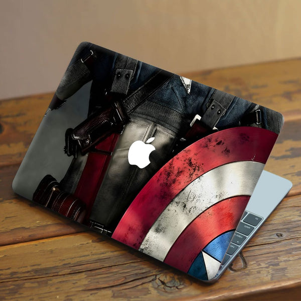 Laptop Skin for Apple MacBook - Captain Half View