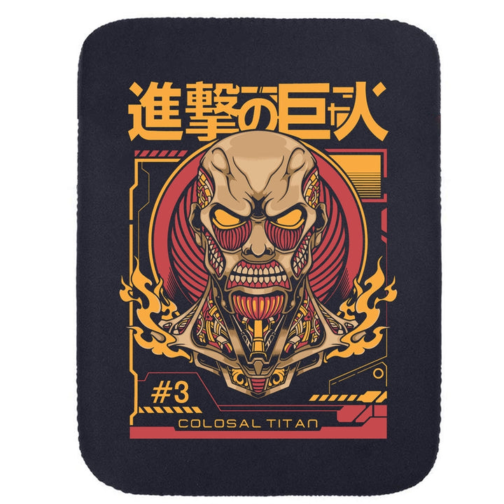 Printed Neoprene Reversible Laptop & Tablet Sleeve - Anime Attack on Titan DS18