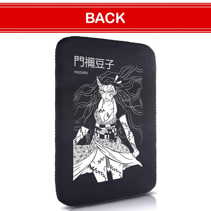 Printed Neoprene Reversible Laptop & Tablet Sleeve - Anime Demon Slayer Kimetsu No Yaiba DS16