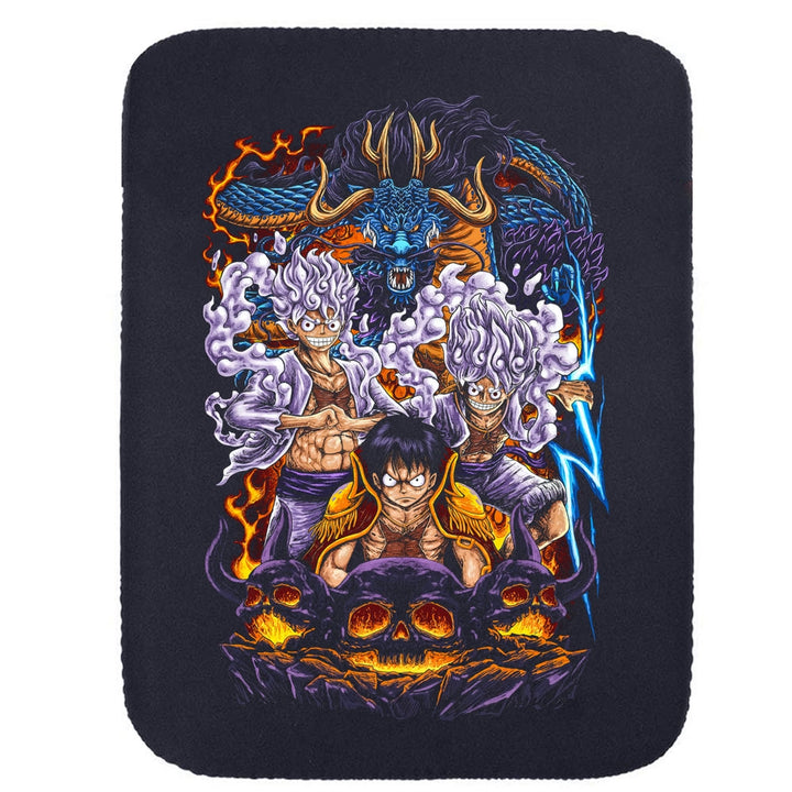 Printed Neoprene Reversible Laptop & Tablet Sleeve - Anime Legendary DS28