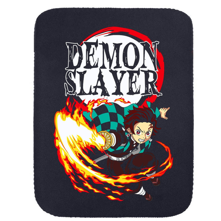 Printed Neoprene Reversible Laptop & Tablet Sleeve - Anime Demon Slayer Kimetsu No Yaiba DS06