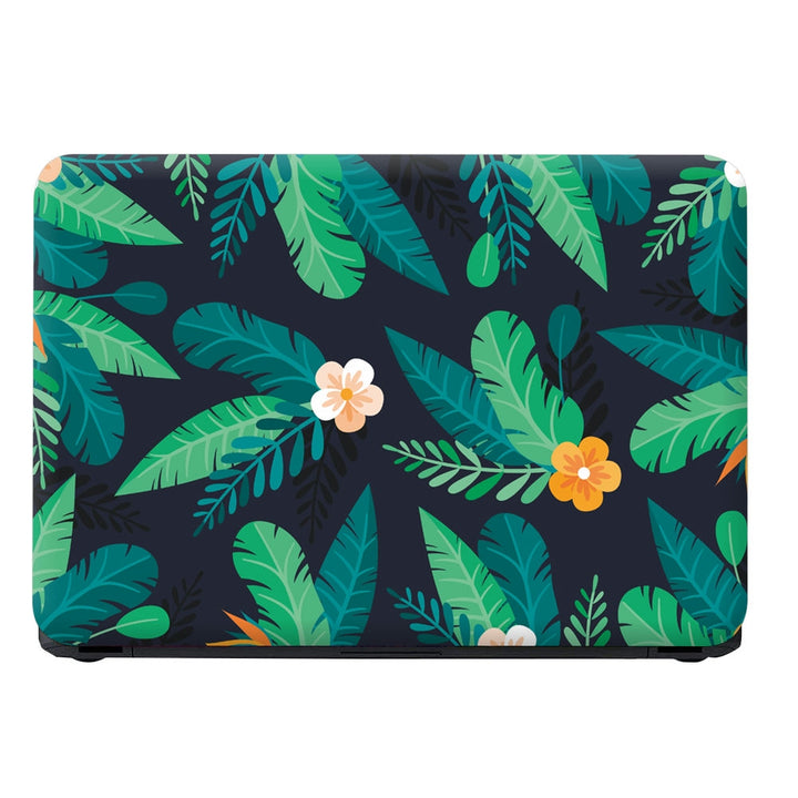 Laptop Skin - Greenish Tropical Leaves