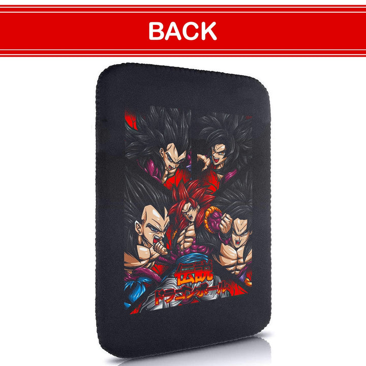 Printed Neoprene Reversible Laptop & Tablet Sleeve - Anime Legendary DS84