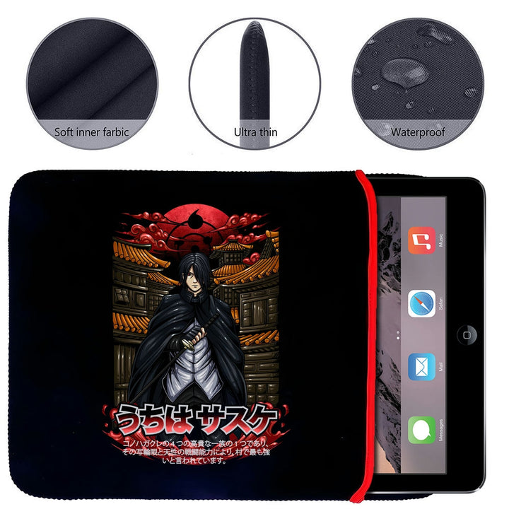 Printed Neoprene Reversible Laptop & Tablet Sleeve - Anime Legendary DS63