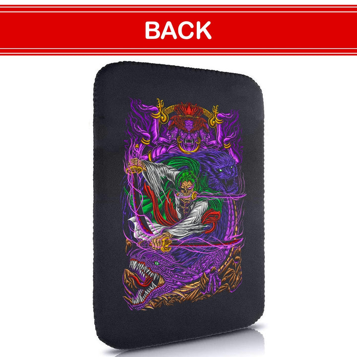 Printed Neoprene Reversible Laptop & Tablet Sleeve - Anime Legendary DS19