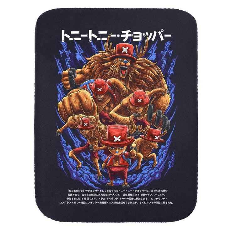 Printed Neoprene Reversible Laptop & Tablet Sleeve - Anime Legendary DS40