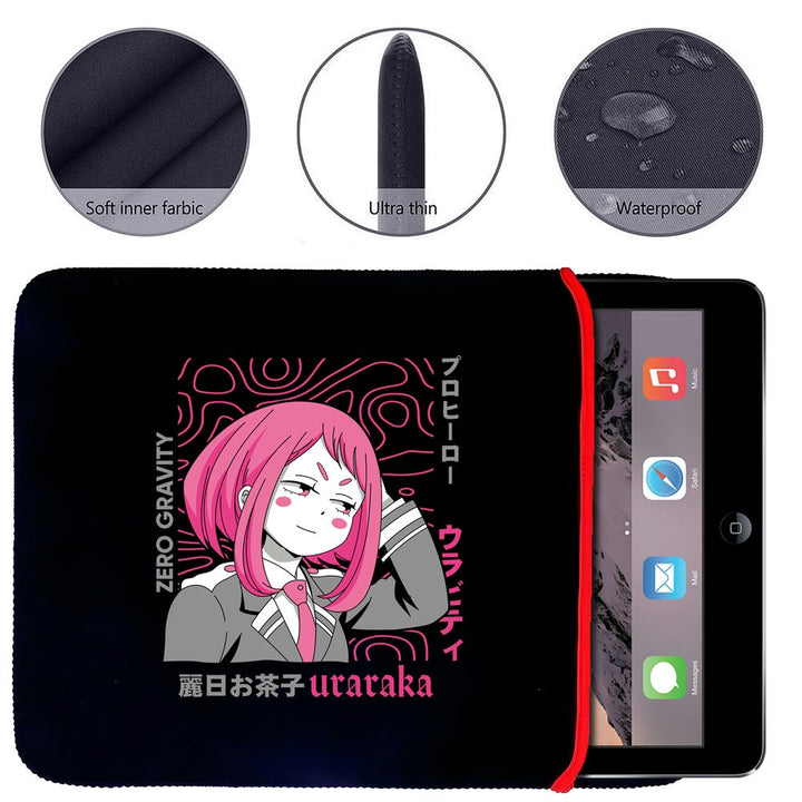 Printed Neoprene Reversible Laptop & Tablet Sleeve - Anime My Hero Academia DS17