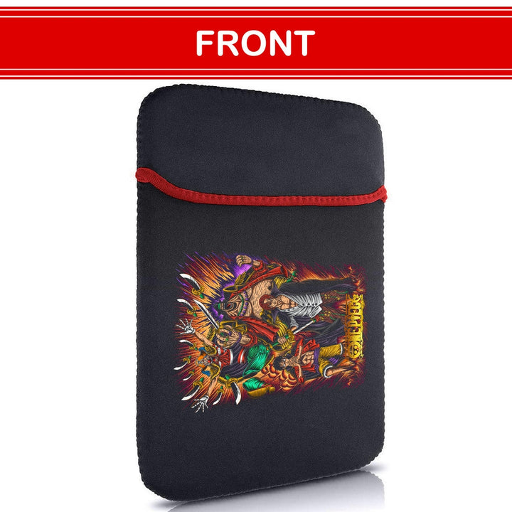 Printed Neoprene Reversible Laptop & Tablet Sleeve - Anime Legendary DS31