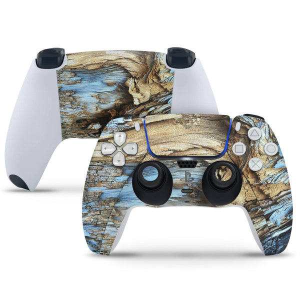 PS5 Controller Skin - Broken Tree Wood