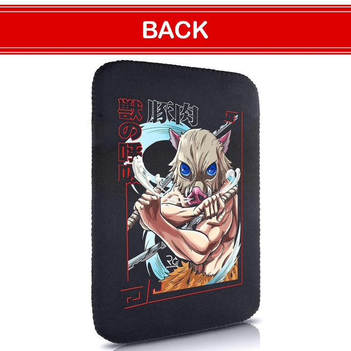 Printed Neoprene Reversible Laptop & Tablet Sleeve - Anime Legendary DS1