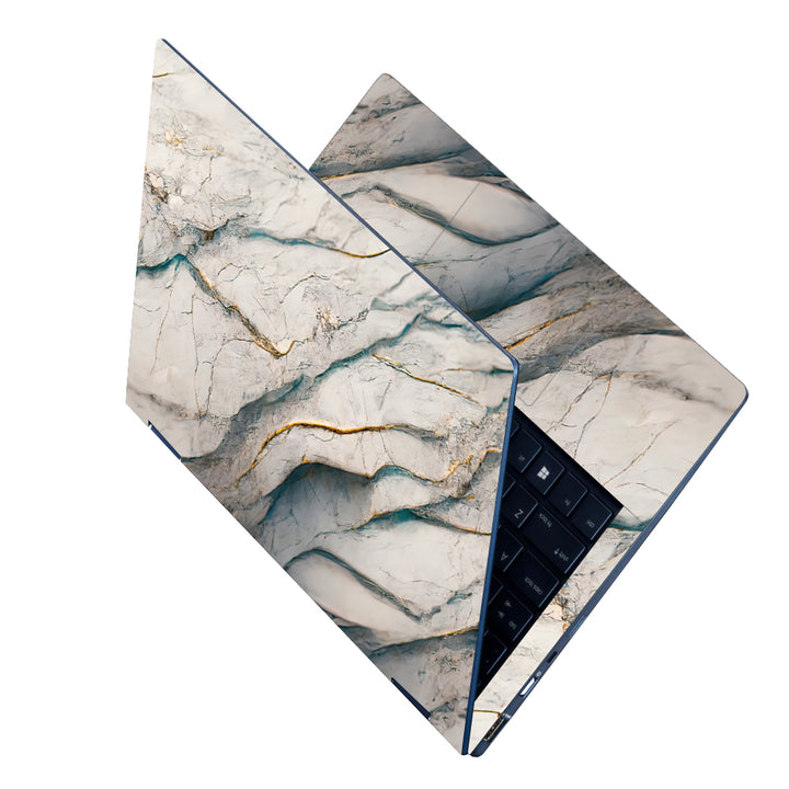 Laptop Skin - Light Color Stone Wave Art