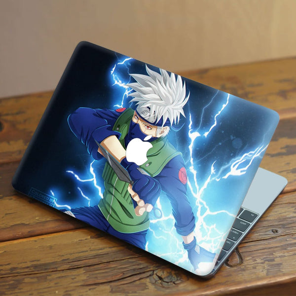 Laptop Skin for Apple MacBook - Anime Kakashi Hatake White Hair