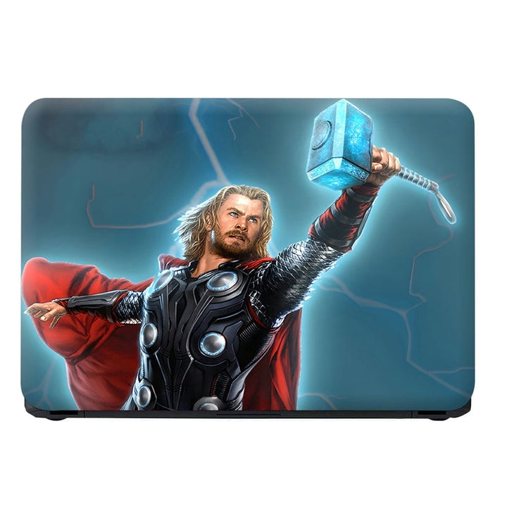 Laptop Skin - Thor Flying with Hammer