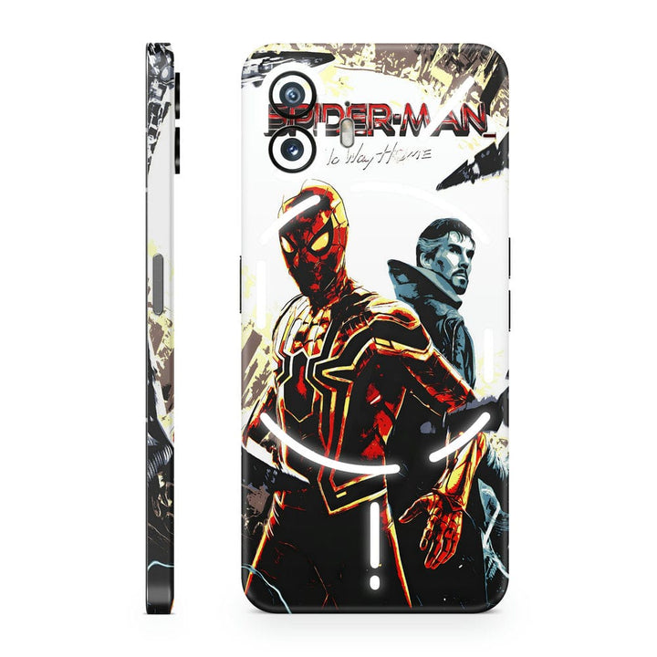 Mobile Skin Wrap - Spider Man Dr Strange Drawing