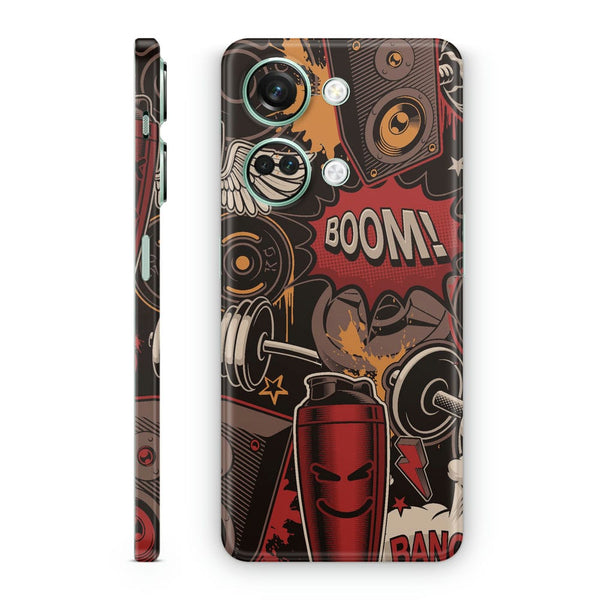 Mobile Skin Wrap - Boom Graffiti