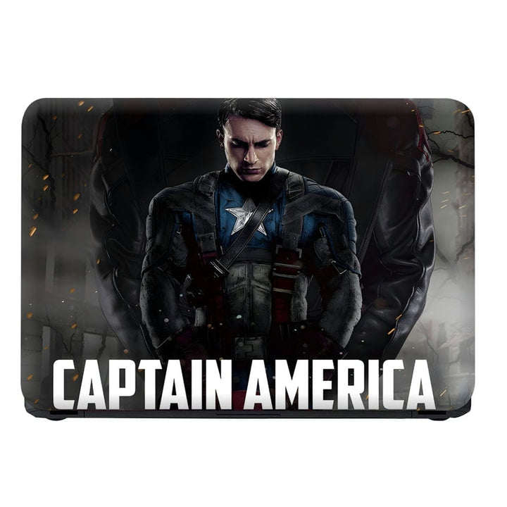 Laptop Skin - Captain Sad Face Black