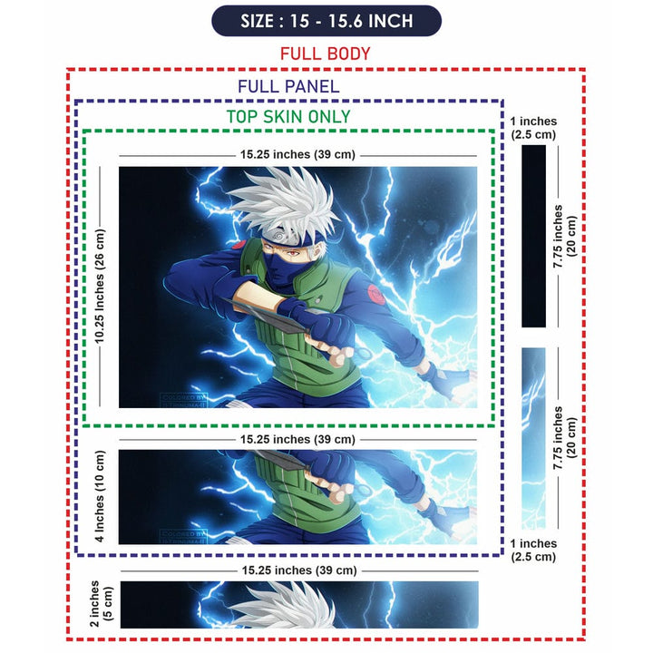 Laptop Skin - Anime Kakashi Hatake White Hair