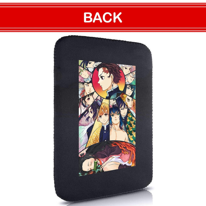 Printed Neoprene Reversible Laptop & Tablet Sleeve - Anime Legendary DS10