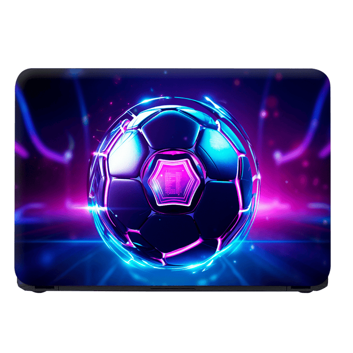 Laptop Skin - Futuristic Scifi Background Soccer