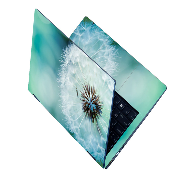 Laptop Skin - Greenish Dandelion Wallpaper