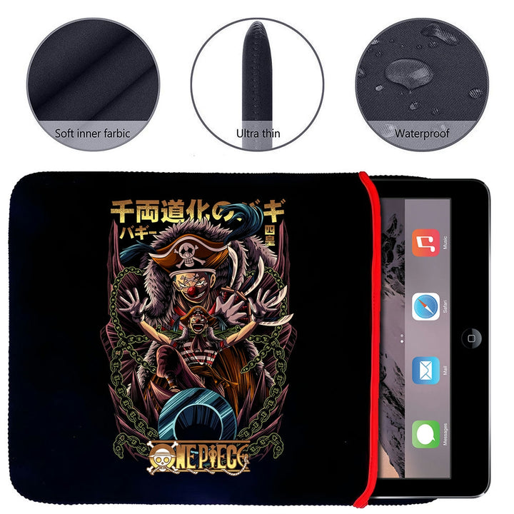 Printed Neoprene Reversible Laptop & Tablet Sleeve - Anime Legendary DS52