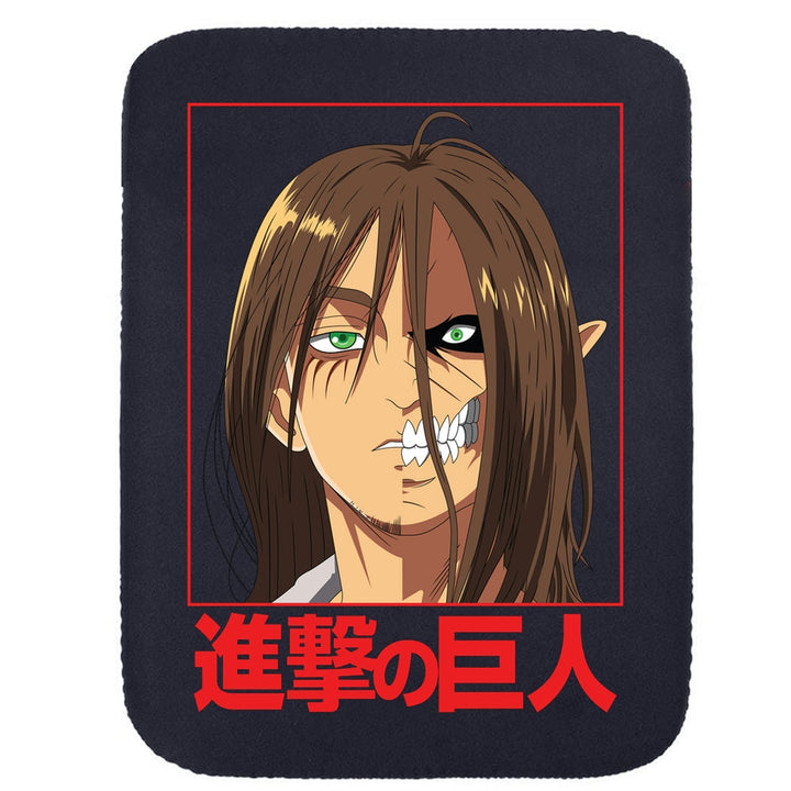 Printed Neoprene Reversible Laptop & Tablet Sleeve - Anime Attack on Titan DS15