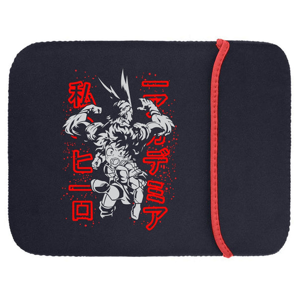 Printed Neoprene Reversible Laptop & Tablet Sleeve - Anime My Hero Academia DS01