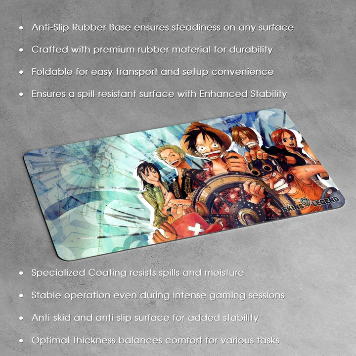 Anti-Slip Desk Mat Gaming Mouse Pad - One Piece OP08