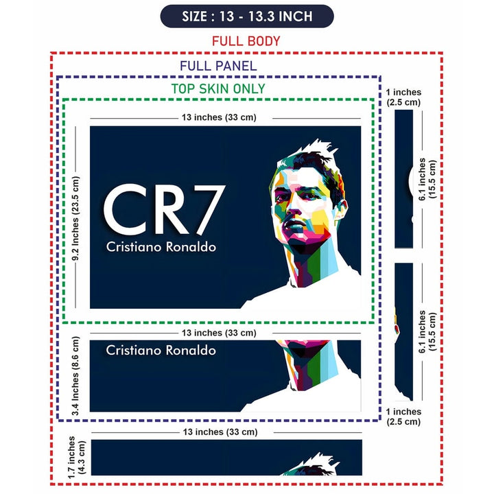 Laptop Skin - Cristiano Ronaldo CR7 DS16