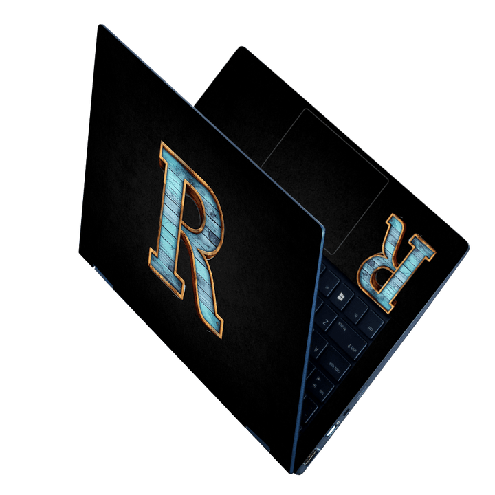 Laptop Skin - Realistic R Letter