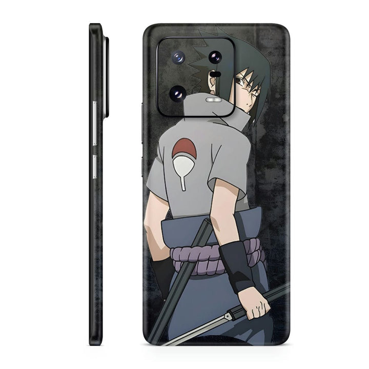 Mobile Skin Wrap - Anime Sasuke Uchiha Back View