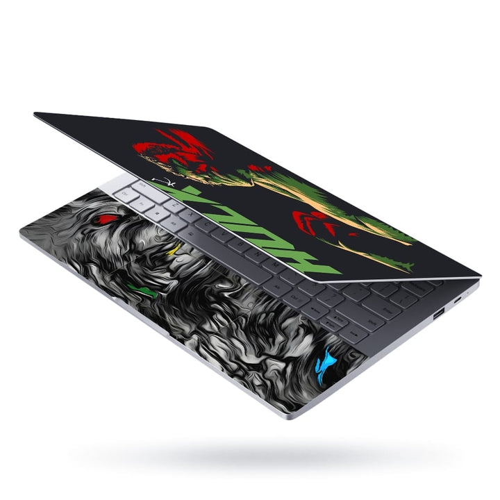 Laptop Skin - Hulk Green Red Art