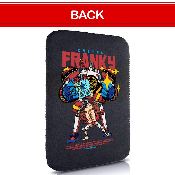 Printed Neoprene Reversible Laptop & Tablet Sleeve - One Piece Franky DS1