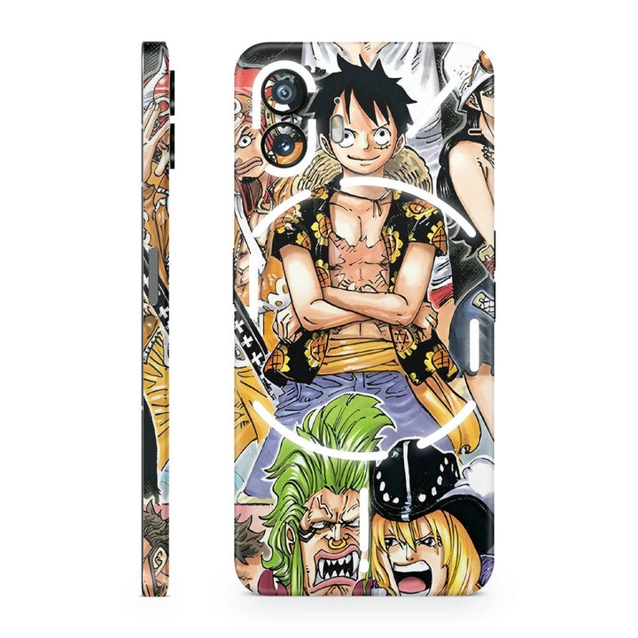 Mobile Skin Wrap - Anime One Piece Collage