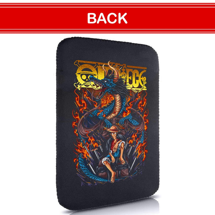 Printed Neoprene Reversible Laptop & Tablet Sleeve - Anime Legendary DS55