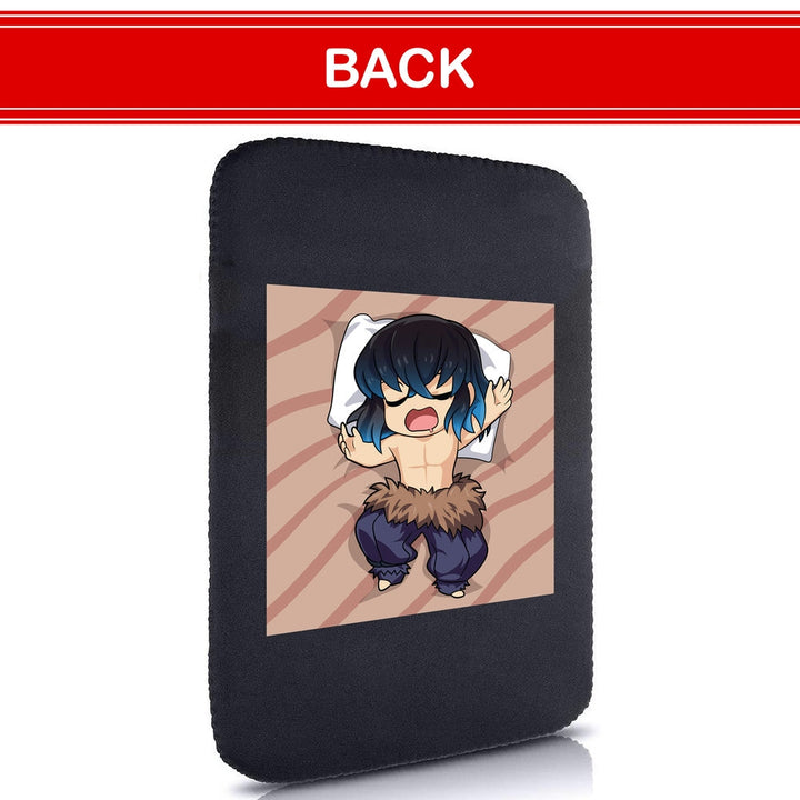 Printed Neoprene Reversible Laptop & Tablet Sleeve - Anime Cojines Demon Slayer Pillow DS07