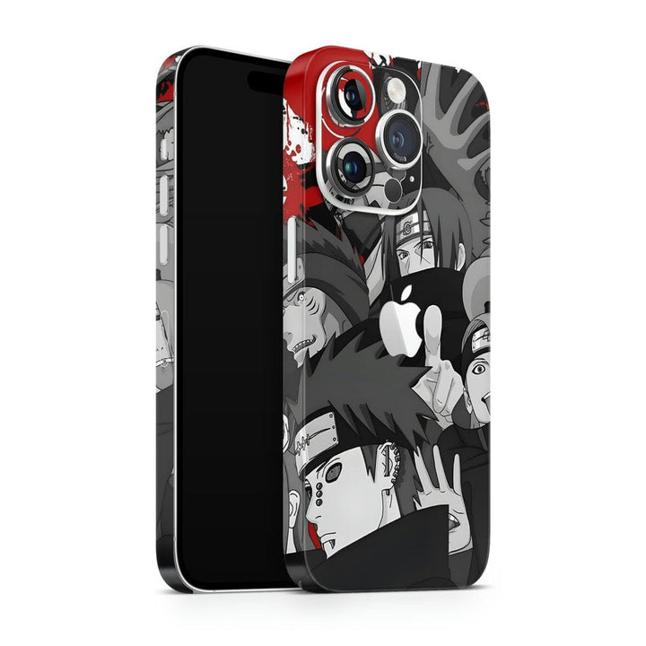 Mobile Skin Wrap - Anime Akatsuki Black Red Design