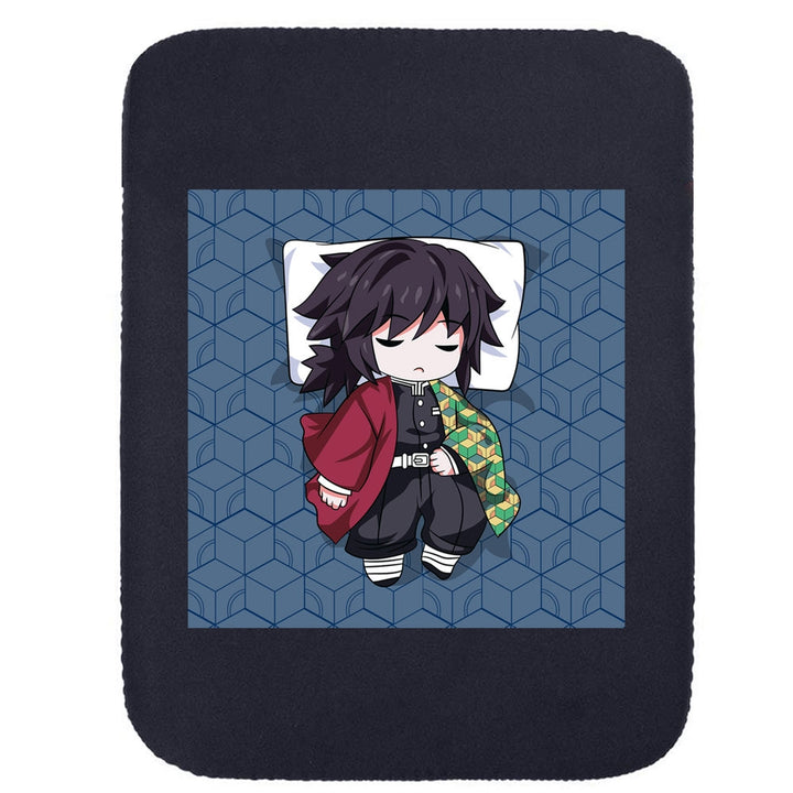 Printed Neoprene Reversible Laptop & Tablet Sleeve - Anime Cojines Demon Slayer Pillow DS05