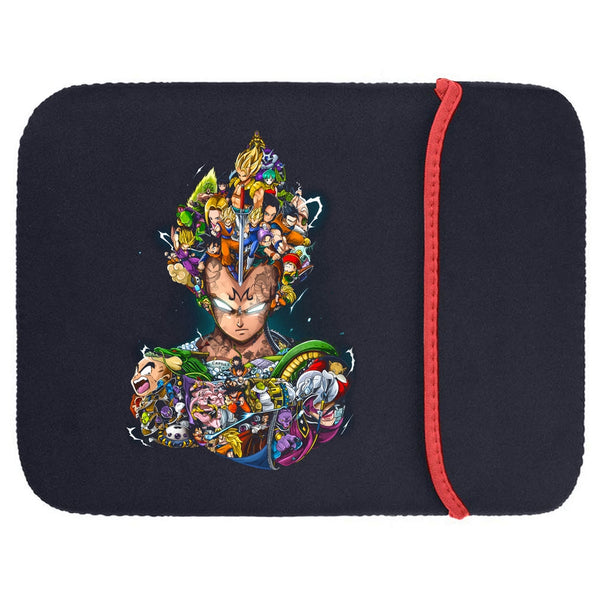 Printed Neoprene Reversible Laptop & Tablet Sleeve - Anime Legendary Dragon Ball DS3