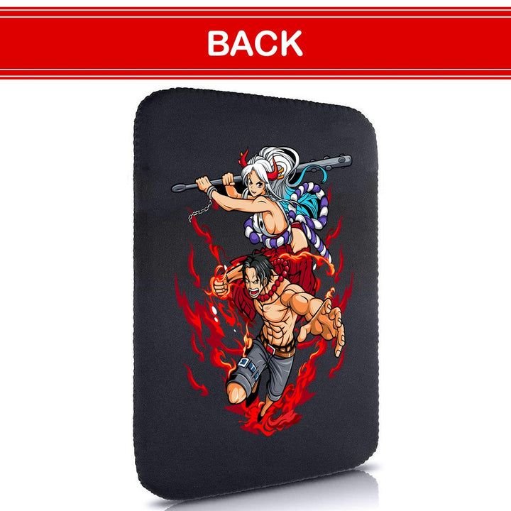 Printed Neoprene Reversible Laptop & Tablet Sleeve - Anime Action DS13