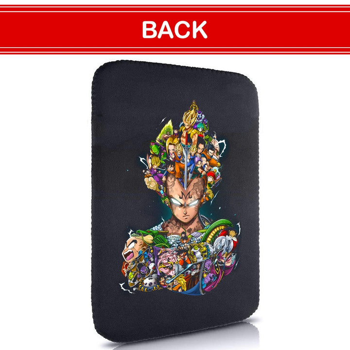 Printed Neoprene Reversible Laptop & Tablet Sleeve - Anime Legendary Dragon Ball DS3