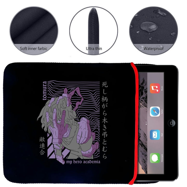 Printed Neoprene Reversible Laptop & Tablet Sleeve - Anime My Hero Academia DS16