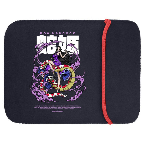 Printed Neoprene Reversible Laptop & Tablet Sleeve - One Piece Boa DS1