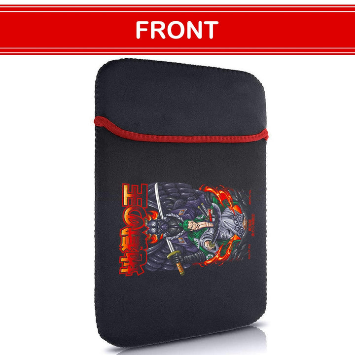 Printed Neoprene Reversible Laptop & Tablet Sleeve - Anime Legendary DS77