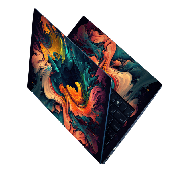 Laptop Skin - Elegant Smoke Art