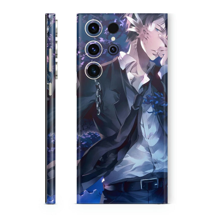 Mobile Skin Wrap - Anime Dark Angel Hide Face Design