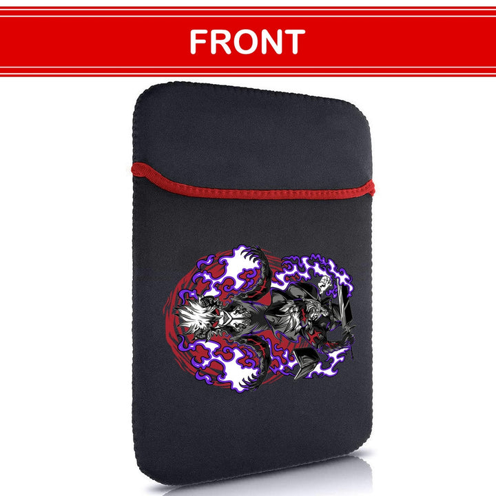 Printed Neoprene Reversible Laptop & Tablet Sleeve - Anime Legendary DS92