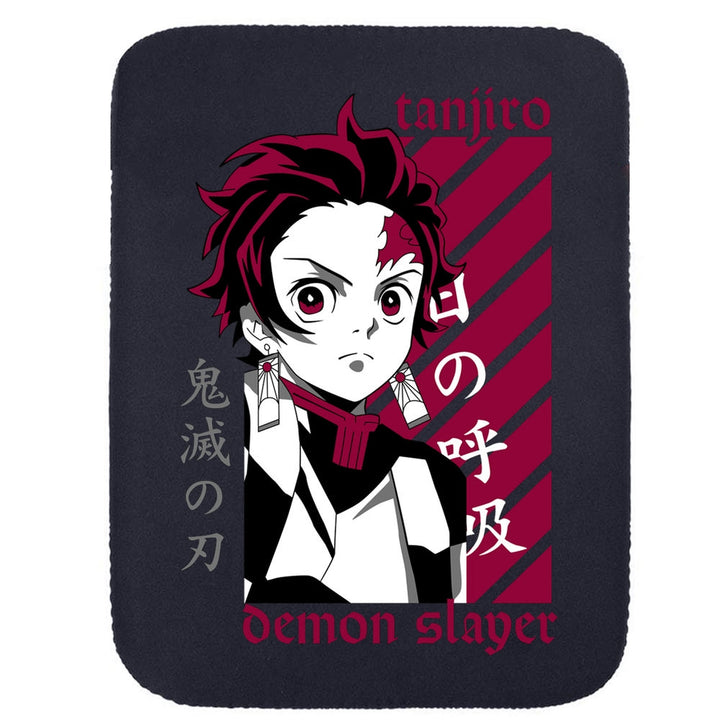 Printed Neoprene Reversible Laptop & Tablet Sleeve - Anime Demon Slayer Kimetsu No Yaiba DS03